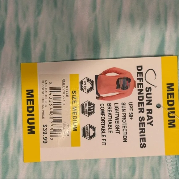 Reef Life Mens Sun Ray Defender Series Long Sleeve UPF 50+ Sun Protection Shirt - Picture 2 of 3